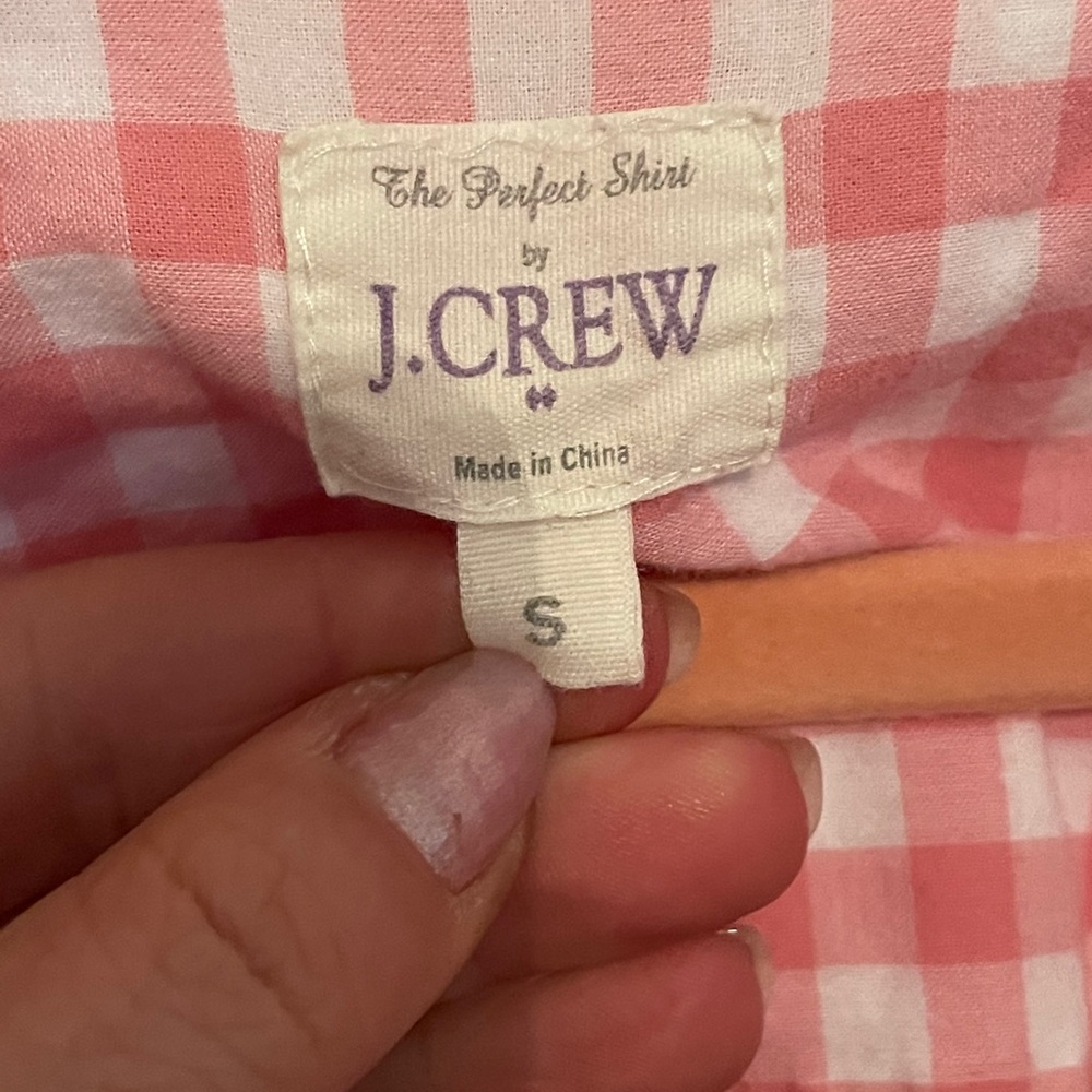 J Crew Pink Button Down - Picture 3 of 3